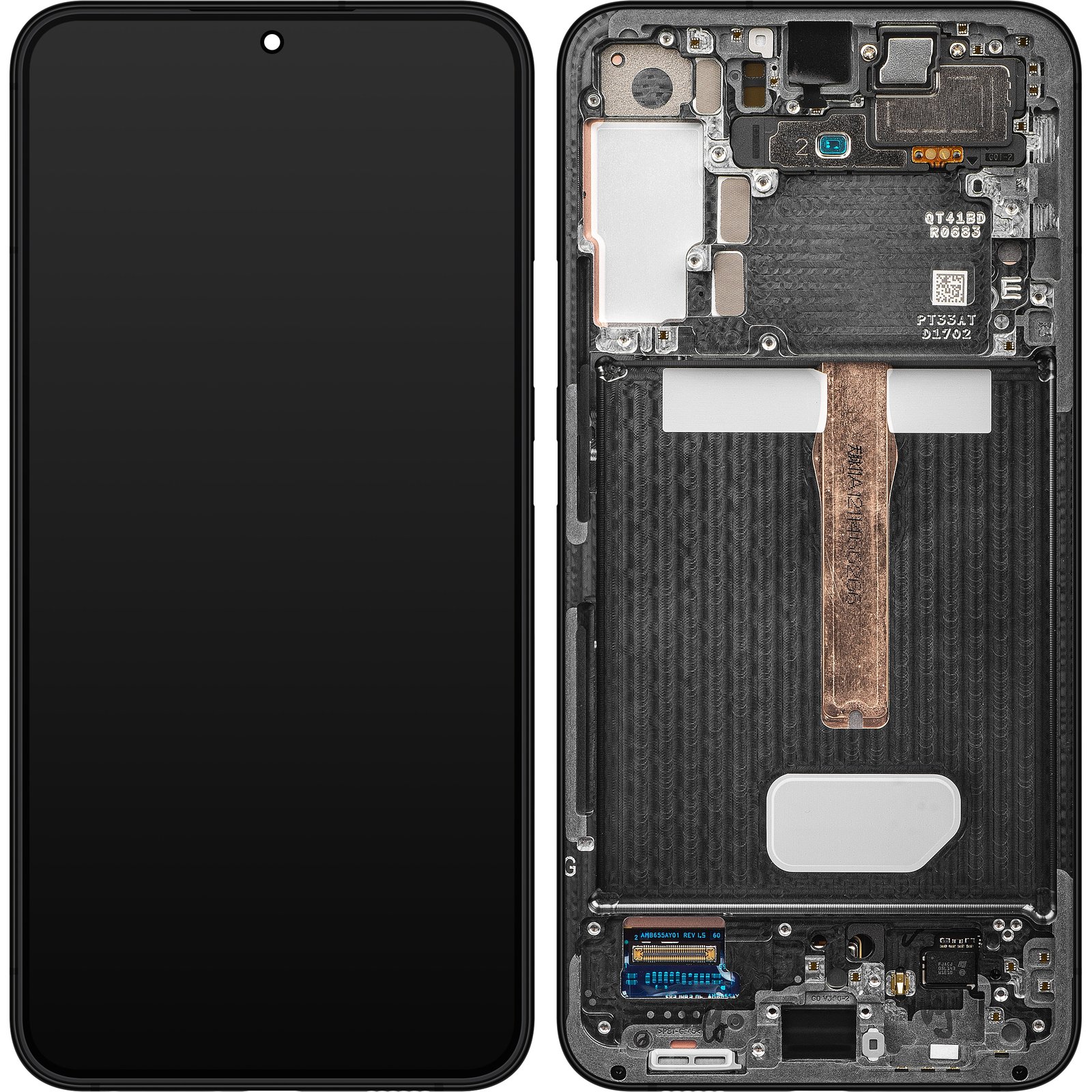 Samsung Galaxy S22 5G (S901B) Display Complete GH82-27521E / GH82-27520E - Graphite Grey