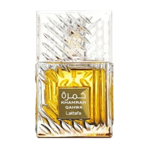 Lattafa Khamrah Qahwa Eau de Parfum flacon van 100 ml
