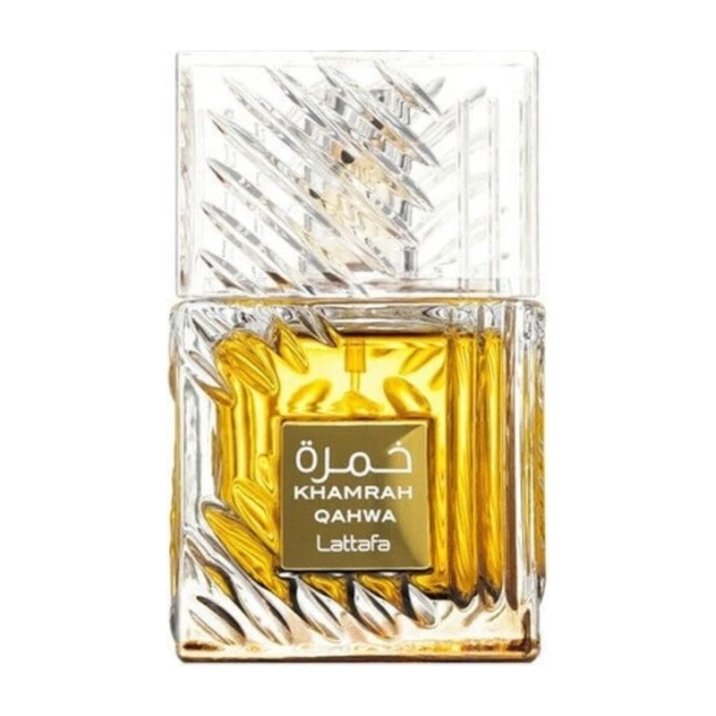 Lattafa Khamrah Qahwa Eau de Parfum flacon van 100 ml