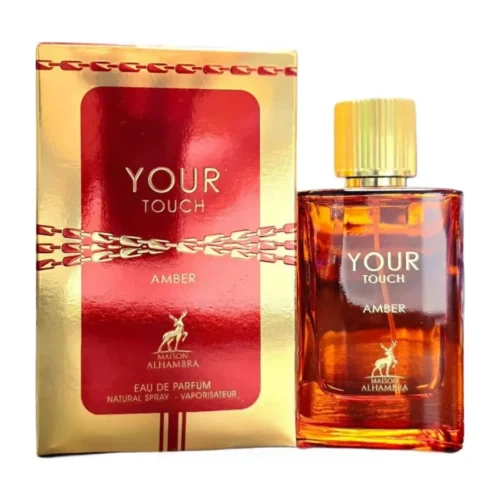 Maison Alhambra Your Touch Amber Eau de Parfum flacon van 100 ml met verpakking